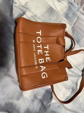Marc Jacobs inspired The Tote Bag - Cognac Brown